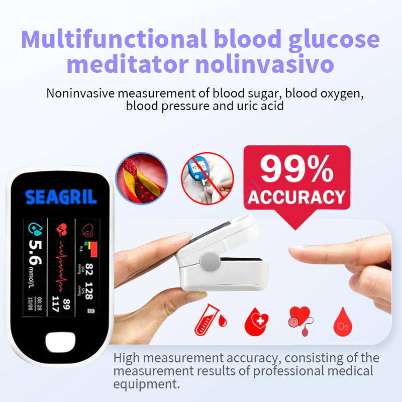 Monitor de glucosa no invasivo avanzado SEAGRIL® - Precisión del 99.9% + Regalo exclusivo ✅ Aprobado por la TGA 