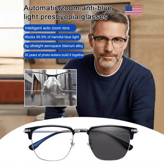🌎Ends Today: 70% OFF!🔥👓Ultra Light Anti Blue Presbyopic Glasses✨